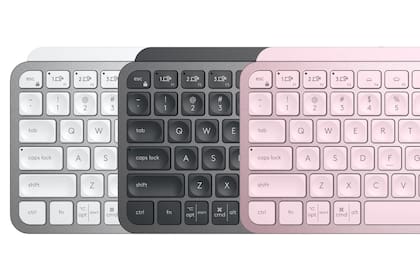 El teclado Logitech MX Keys Mini es retroiluminado, y puede variar el brillo en forma automática