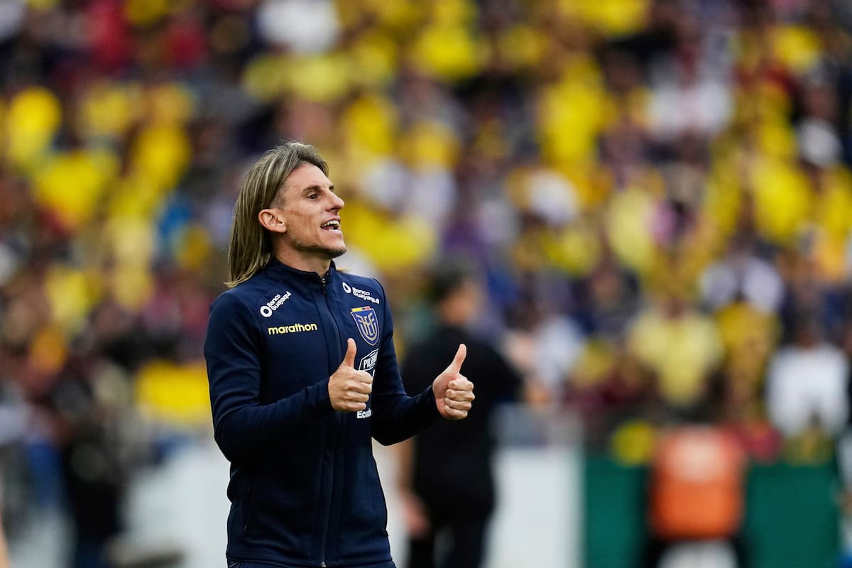 El técnico argentino de la selección de Ecuador, Sebastián Beccacece, presentó la lista de jugadores para el Mundial