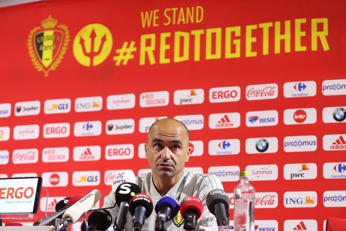El técnico de Bélgica, Roberto Martínez, confía en la recuperación de Kompany