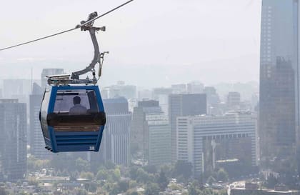 El teleférico del Parque Metropolitano.