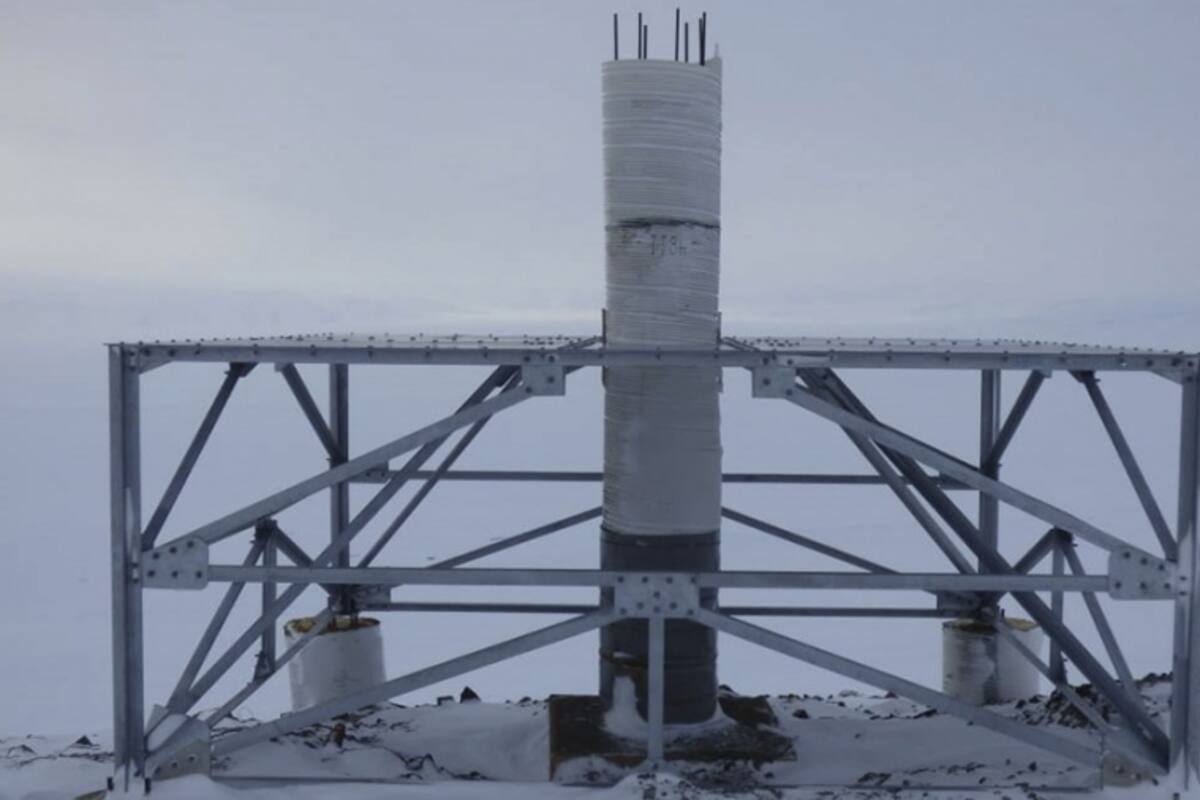 El telescopio estará ubicado en la base Belgrano II, a 1300 kilómetros del Polo Sur