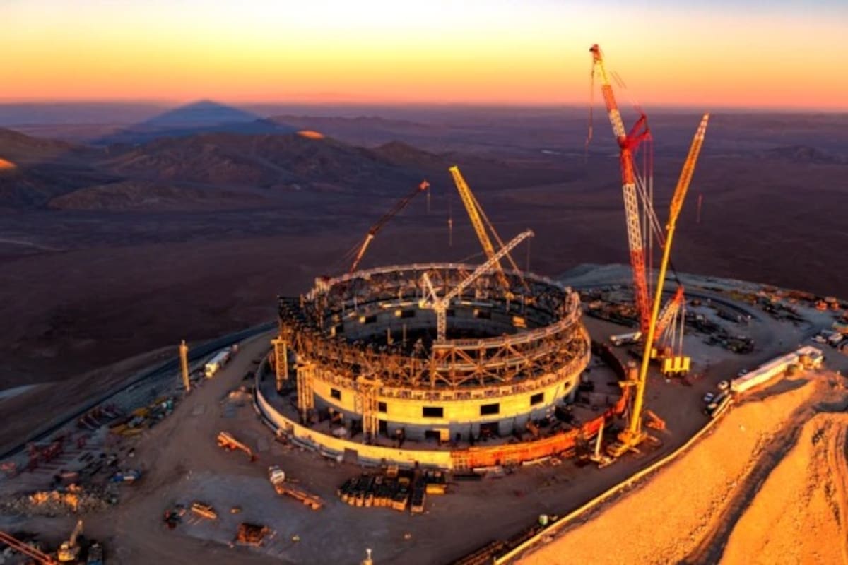 El Telescopio Extremadamente Grande está siendo construido en el desierto de Chile