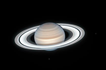 El telescopio Hubble capturó una imágen de Saturno