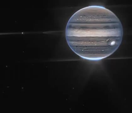 El telescopio tomó las fotografías del planeta más grande del sistema solar en julio