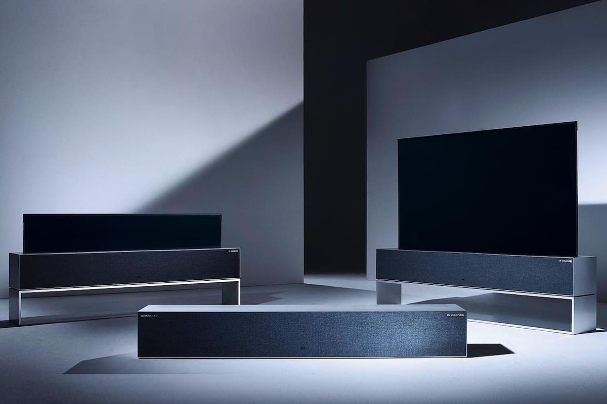 El televisor que se enrolla de LG ya se vende y puede esconderse dentro de un mueble para ocupar menos espacio y ampliar la habitación