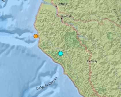 El temblor más fuerte de las últimas 24 horas en territorio continental estadounidense fue uno ocurrido cerca de Shelter Cove, California