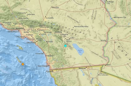 El temblor más fuerte de las últimas 24 horas en territorio continental estadounidense fue uno ocurrido cerca de Borrego Springs