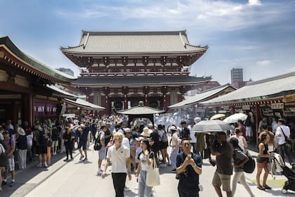 El templo Sensoji en Tokyo