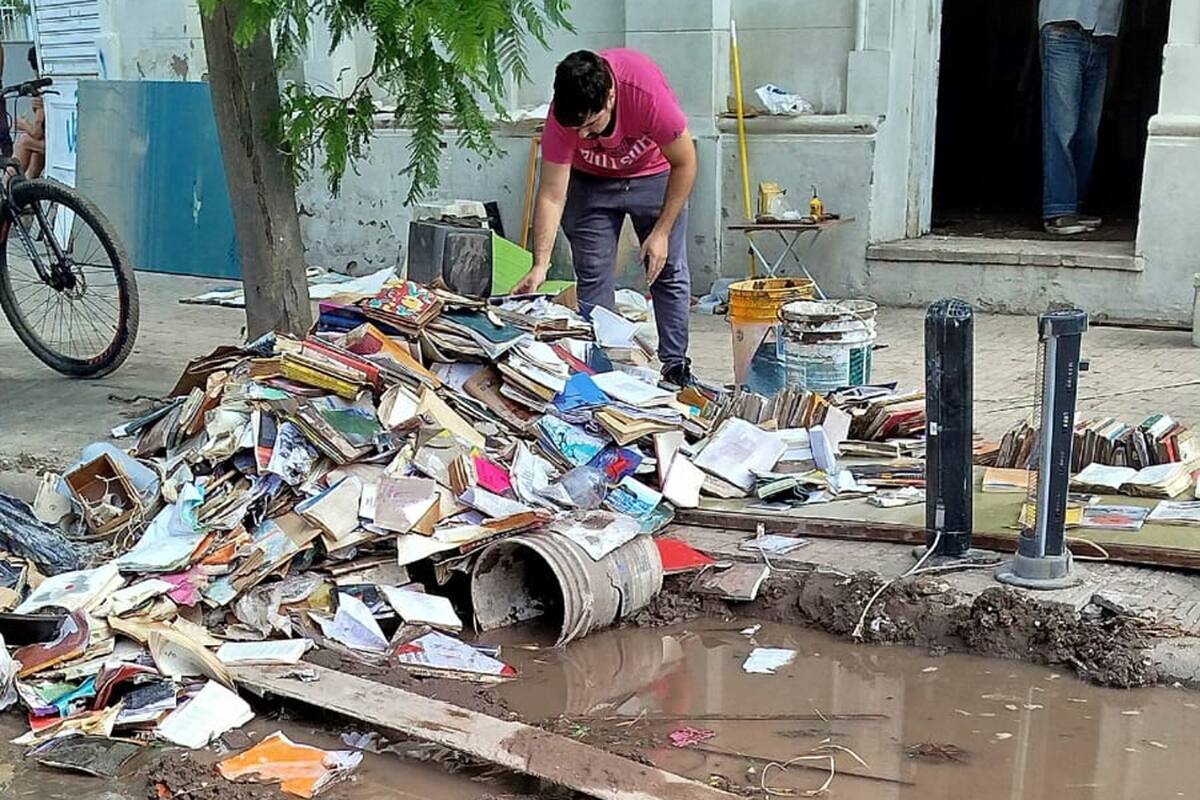 El temporal en Bahía Blanca arrasó con el centro cultural Factor C