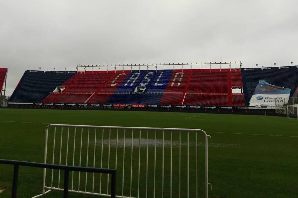 El temporal hizo que se suspendiera San Lorenzo-Atlético Tucumán