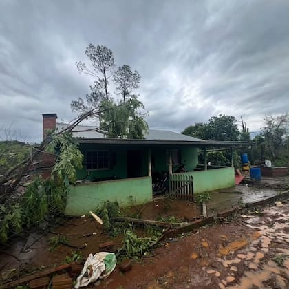 El temporal ocurrió en el este de la provincia de Misiones