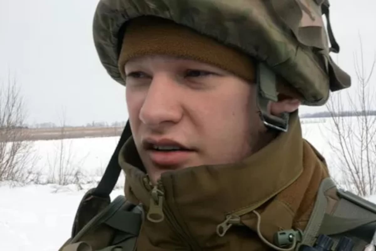 El teniente Yevgen Gromadsky, de 21 años de edad, pertenece a la séptima generación de militares en su familia