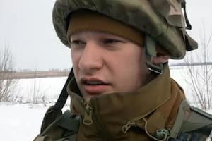 El teniente Yevgen Gromadsky, de 21 años de edad, pertenece a la séptima generación de militares en su familia