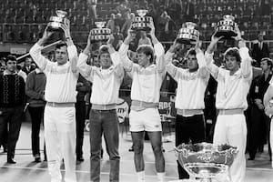 El tenis sueco se convirtió en una superpotencia en la Copa Davis al llevarse el trofeo en 1984, 1985, 1987 y 1994