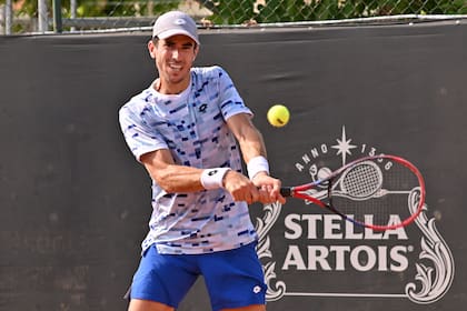 El tenista Franco Agamenone, cordobés de Río Cuarto, se nacionalizó italiano y pudo potenciarse en el tour; hoy compite en el Challenger de Rosario