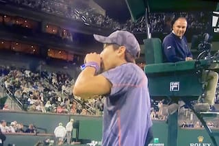 El japonés que hace historia en Indian Wells: es 349° del mundo, bebe gaseosa en los descansos y tuvo un gran gesto de fair play