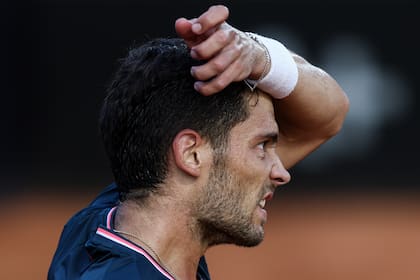 El tenista Nikolás Sánchez-Izquierdo, que recibió mensajes intimidatorios antes de su partido en el Challenger de Rosario ante el argentino Valerio Aboian