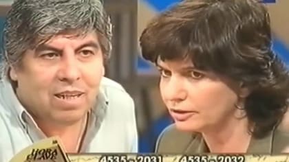 El tenso cruce entre Patricia Bullrich y Hugo Moyano en Hora Clave (2001)