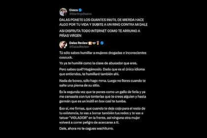 El tenso intercambio entre Martín Pérez Disalvo (Coscu) y Daniel José Santomé Lemus (Dalas Review)