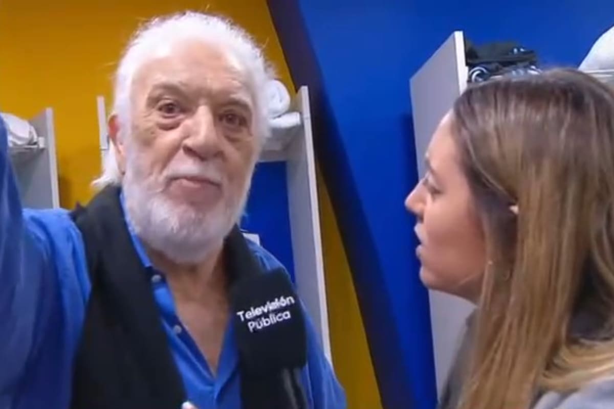 El tenso momento entre el Coco Basile y Sofi Martínez en la despedida de Riquelme