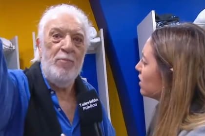El tenso momento entre el Coco Basile y Sofi Martínez en la despedida de Riquelme