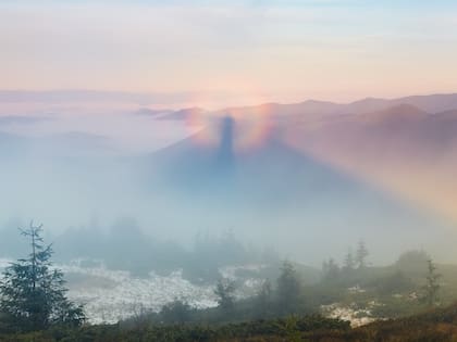 El término "espectro de Brocken" fue acuñado en 1780 por Johann Silberschlag,