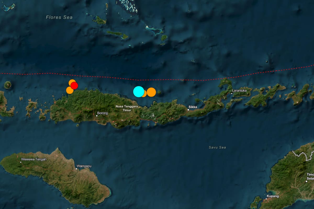 El terremoto en Indonesia tuvo una profundidad de 10 kilómetros