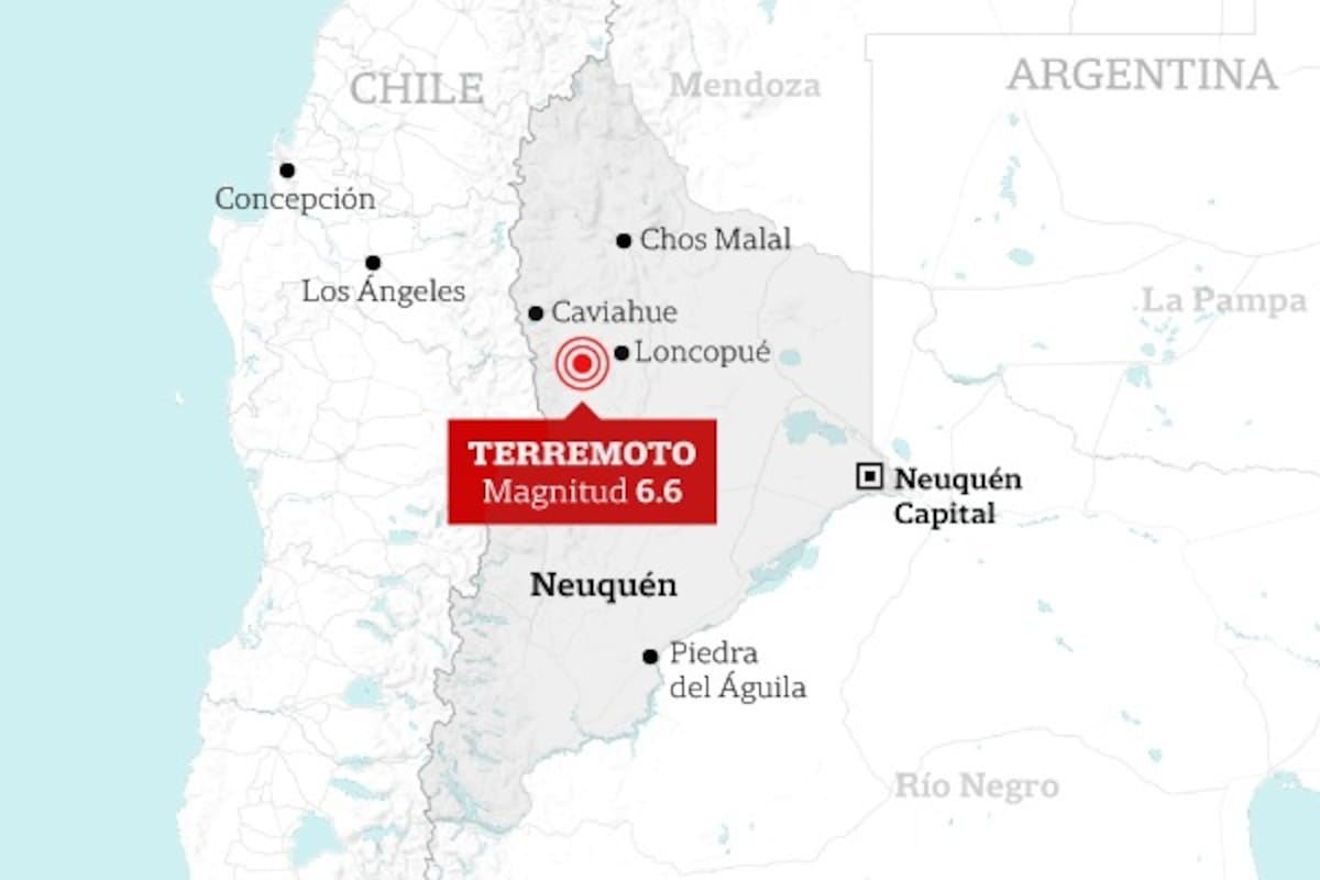 El terremoto se sintió en Neuquén