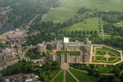 El terreno de Windsor desde arriba
