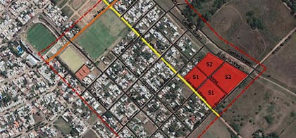 El terreno tiene una superficie de 21.347,46 m2