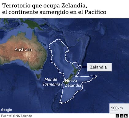 El territorio que ocupa Zelandia