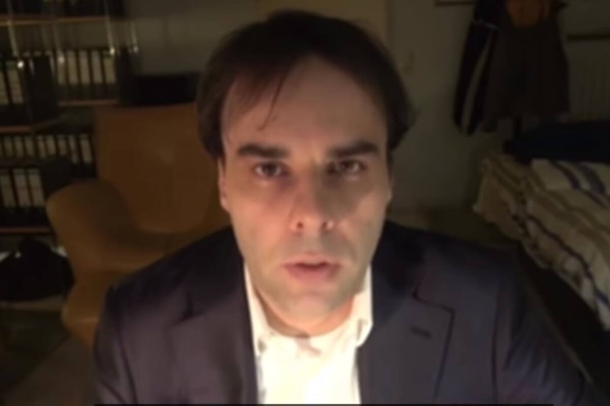 El terrorista en su video