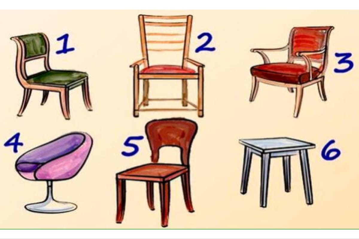 El test que te hará elegir una de estas sillas para saber rasgos de tu personalidad