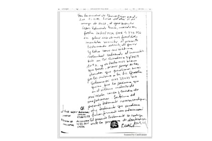 El testamento falsificado
