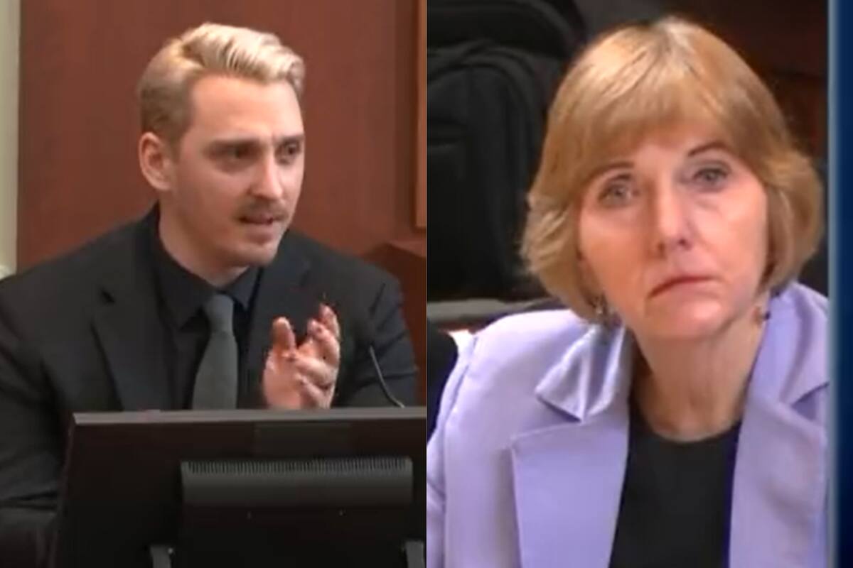 El testigo desafió a la abogada de Amber Heard durante su declaración