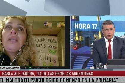 El testimonio de Alejandra, la tía de las gemelas argentinas víctimas de bullying en Barcelona