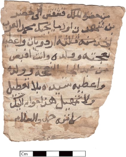 El texto confirmaría la existencia del legendario rey Qashqash (Foto: PCMA)