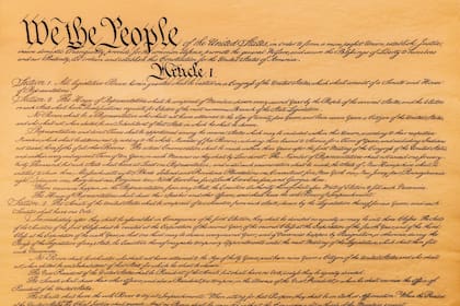 El texto de la Constitución de Estados Unidos