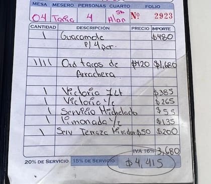 El ticket que viralizó la usuaria de Twitter y generó una repercusión inmediata