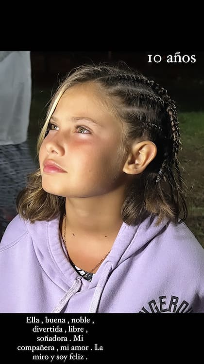 El tierno mensaje de Sabrina Rojas a su hija Esperanza