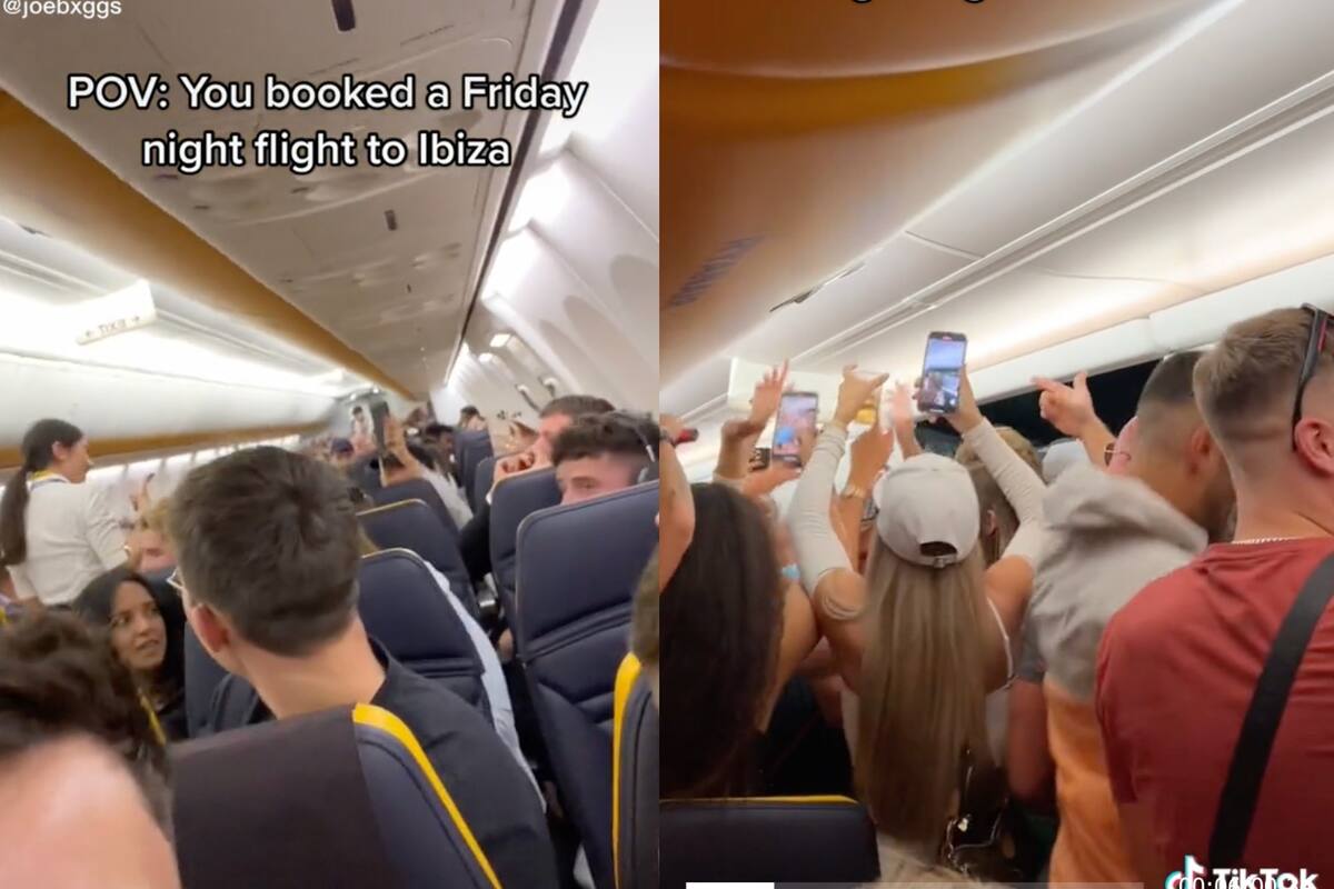 El tiktoker compartió la situación que por momentos pareció un gran flashmob festivo