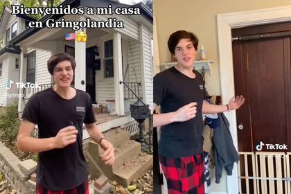 El tiktoker mostró su casa en Estados Unidos e hizo reír a muchos por un detalle