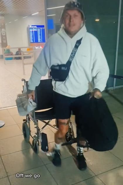 El tiktoker salió por su propio pie una vez que terminó el engaño