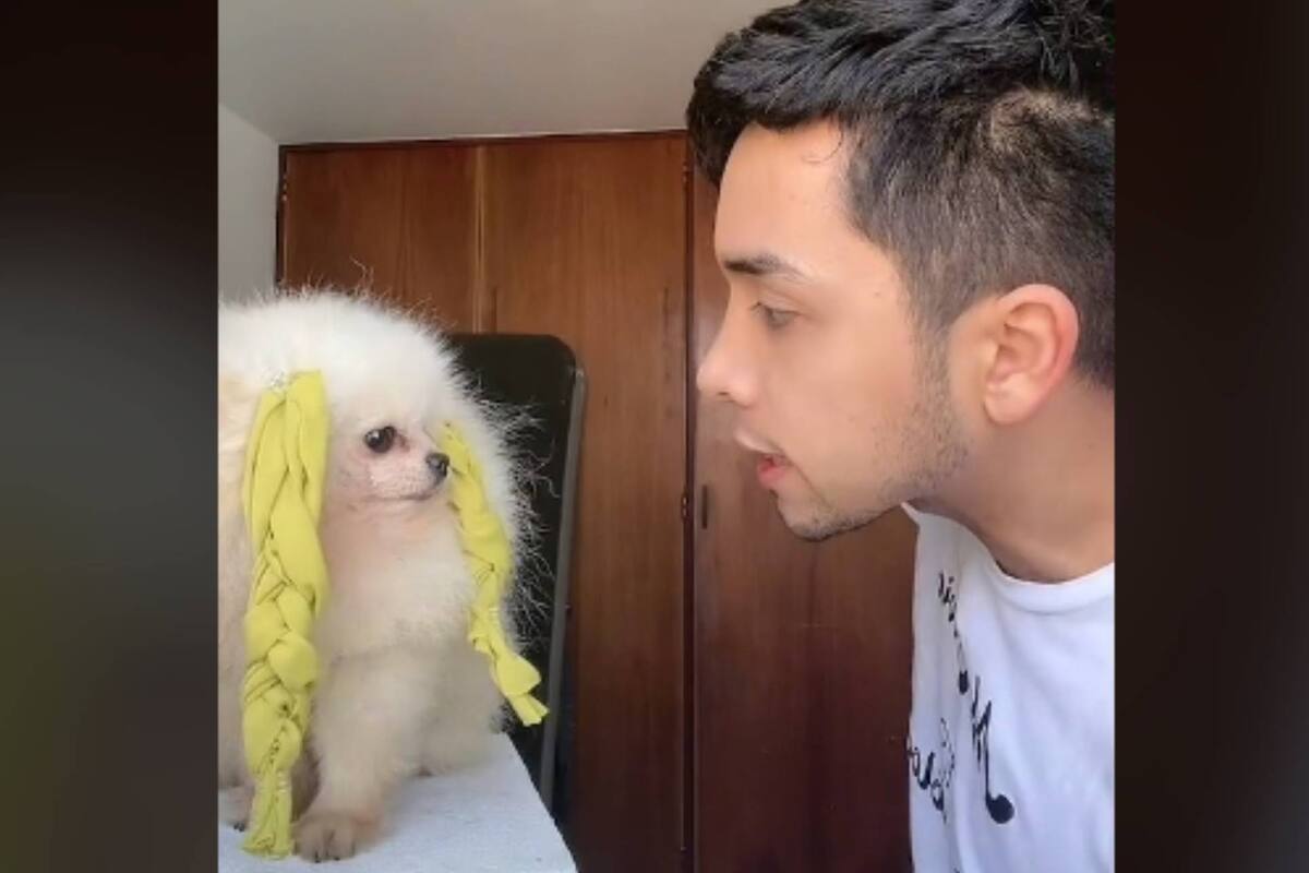 El tiktoker se llama Cristian y su perrito Luciano