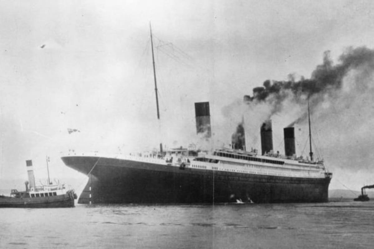 El Titanic se hundió en dos horas y 40 minutos tras chocar con un iceberg.