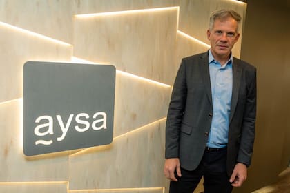 El titular de AySA, Alejo Maxit.