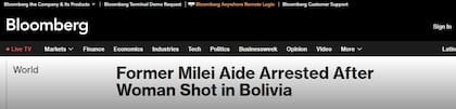 El titular de Bloomberg tras el arresto del exasesor de Milei, Fernando Cerimedo
