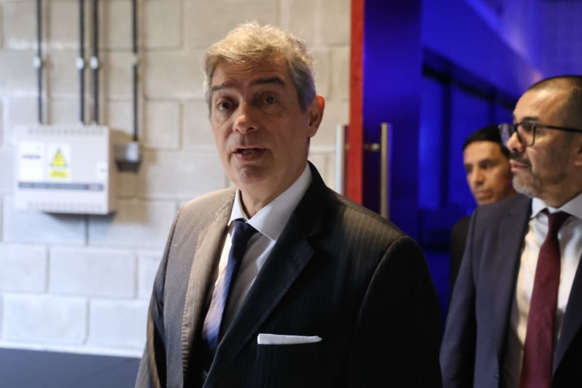 El titular de la Corte Suprema de Justicia, Horacio Rosatti, ingresa al Centro de Convenciones