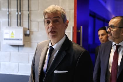 El titular de la Corte Suprema de Justicia, Horacio Rosatti, ingresa al Centro de Convenciones