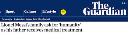 El titular de The Guardian